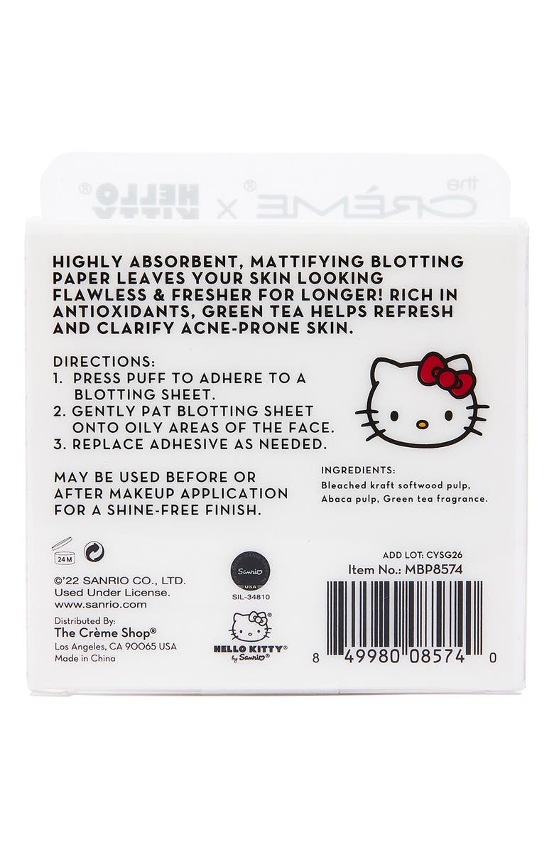 THE CREME SHOP x Hello Kitty Blotting Paper, Alternate, color,