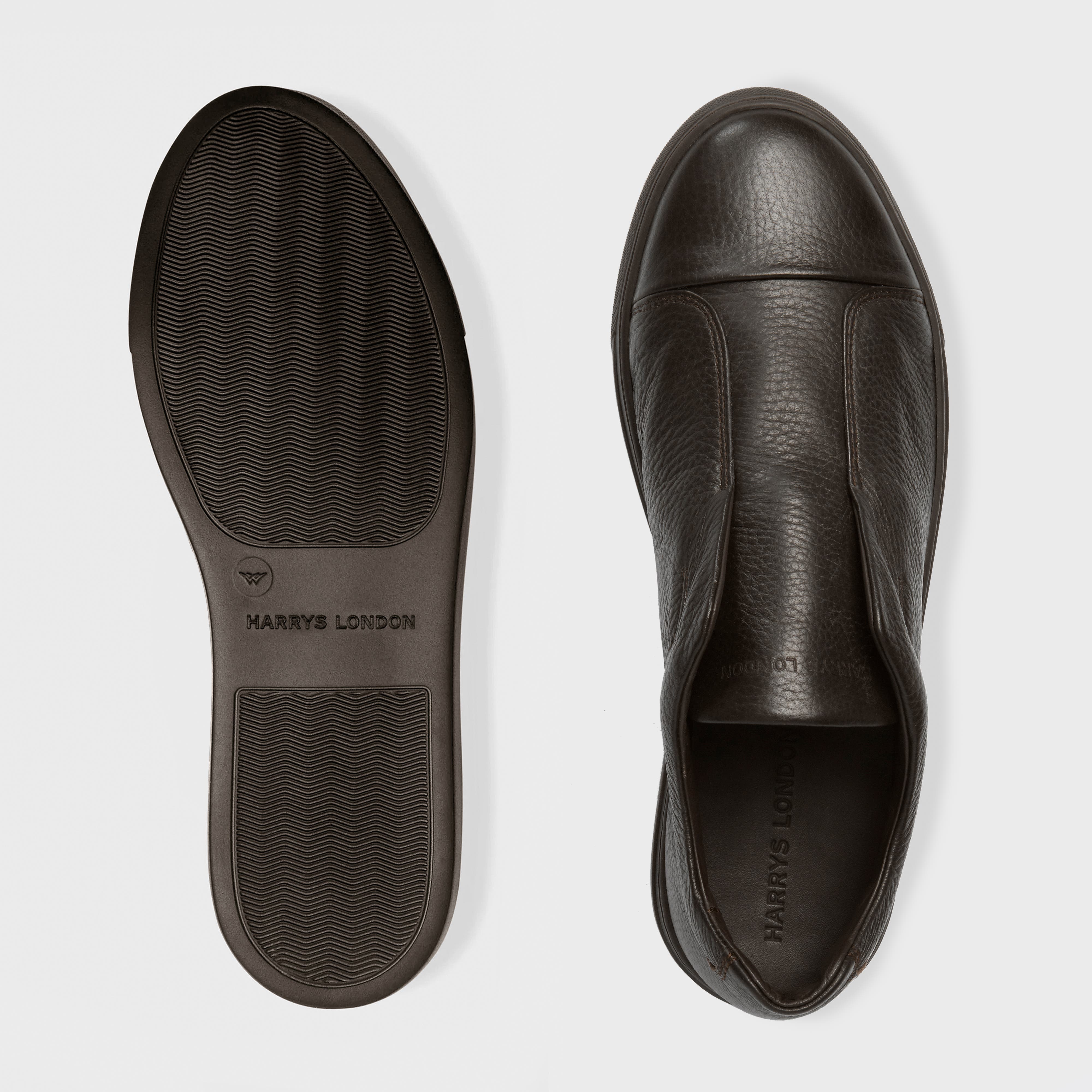 Harrys London Aaron Deerskin Dark Brown, Alternate, color, Dark Brown