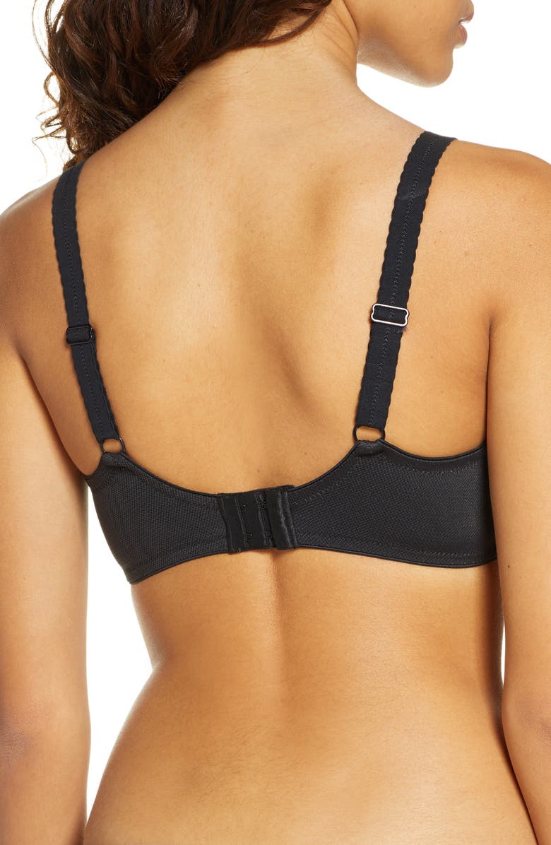 Chantelle Lingerie Amazone Full Support Underwire Bra, Alternate, color, Black