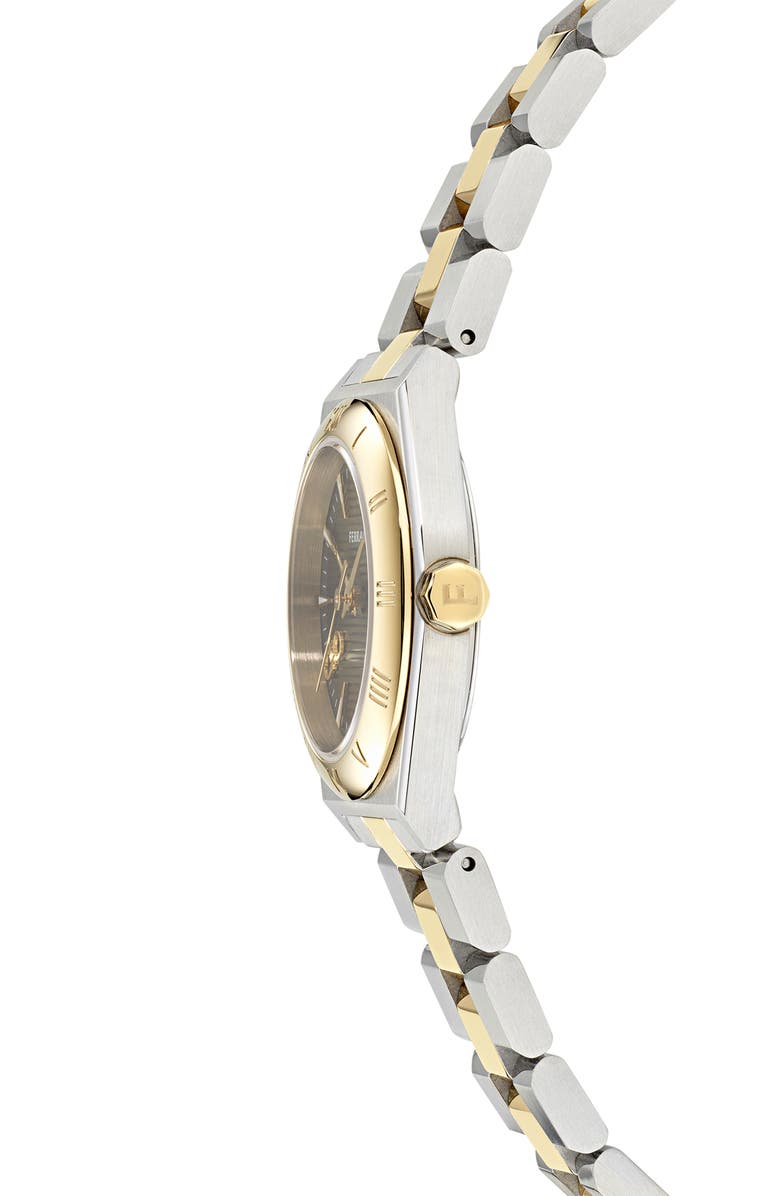 FERRAGAMO Vega Upper East 2 Two-Tone Bracelet Watch, 28mm, Alternate, color, Two Tone