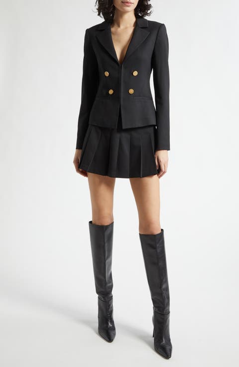 Mya Pleated Blazer Dress