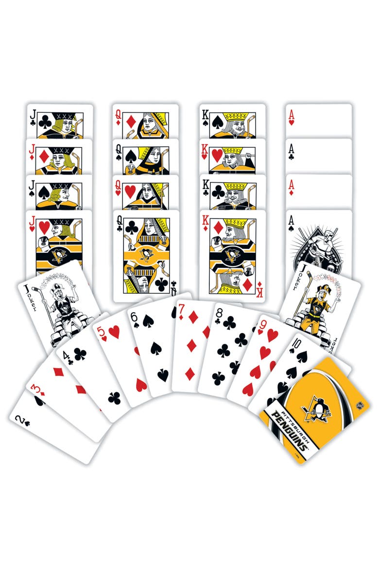 Pittsburgh Penguins Playing Cards, Alternate, color, Multicolor