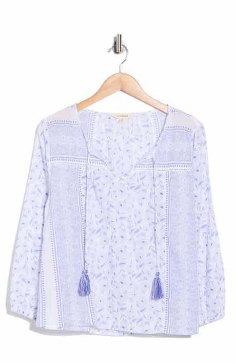 Lucky Brand Long Sleeve Cotton Top