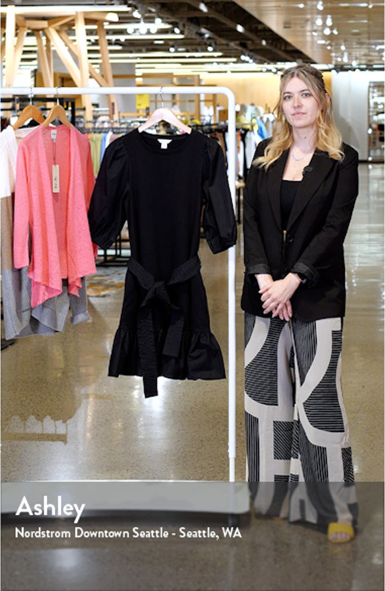 Mixed Media Sweatshirt Dress, sales video thumbnail