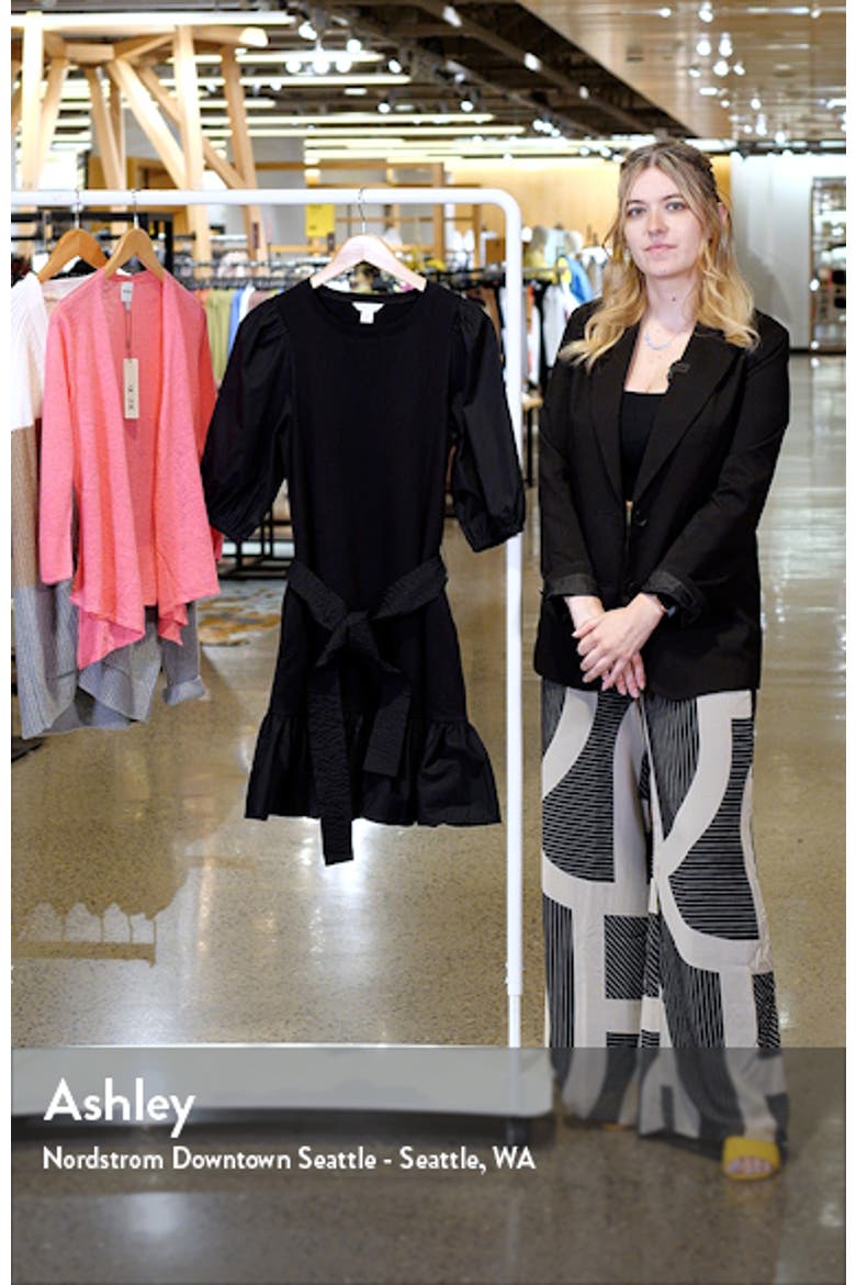 Mixed Media Sweatshirt Dress video