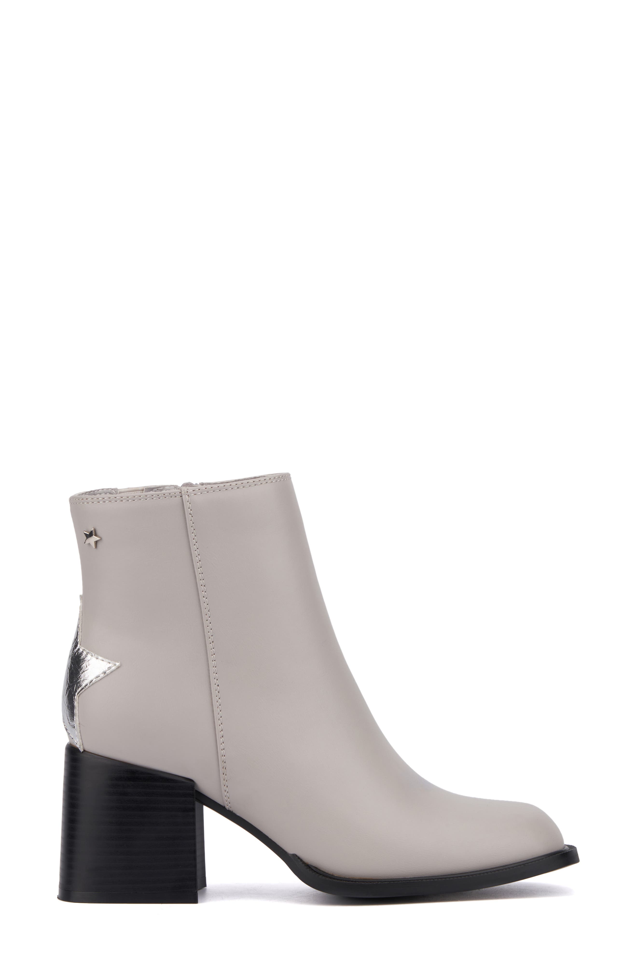 OLIVIA MILLER Star Side Zip Boot, Alternate, color, Grey