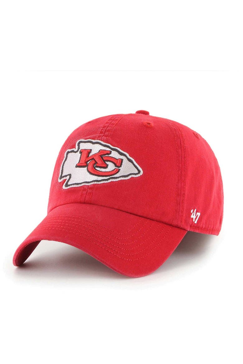 Men's '47 Red Kansas City Chiefs Franchise Logo Fitted Hat, Main, color, Red