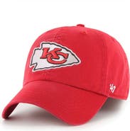 '47 Men's '47 Red Kansas City Chiefs Franchise Logo Fitted Hat