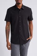 Nordstrom Trim Fit Short Sleeve Button-Up Shirt