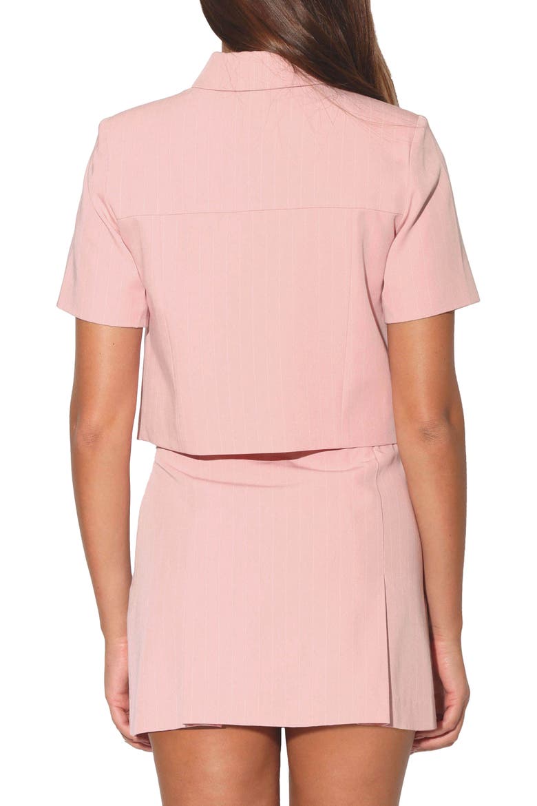 Deena Pinstripe Shirt Jacket, Alternate, color, PINK PIN STRIPE
