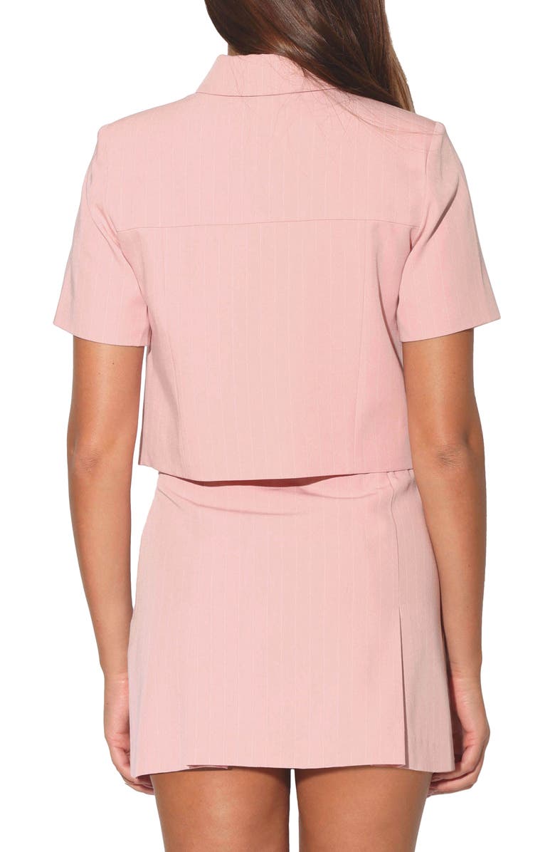 Walter Baker Deena Pinstripe Shirt Jacket, Alternate, color, 