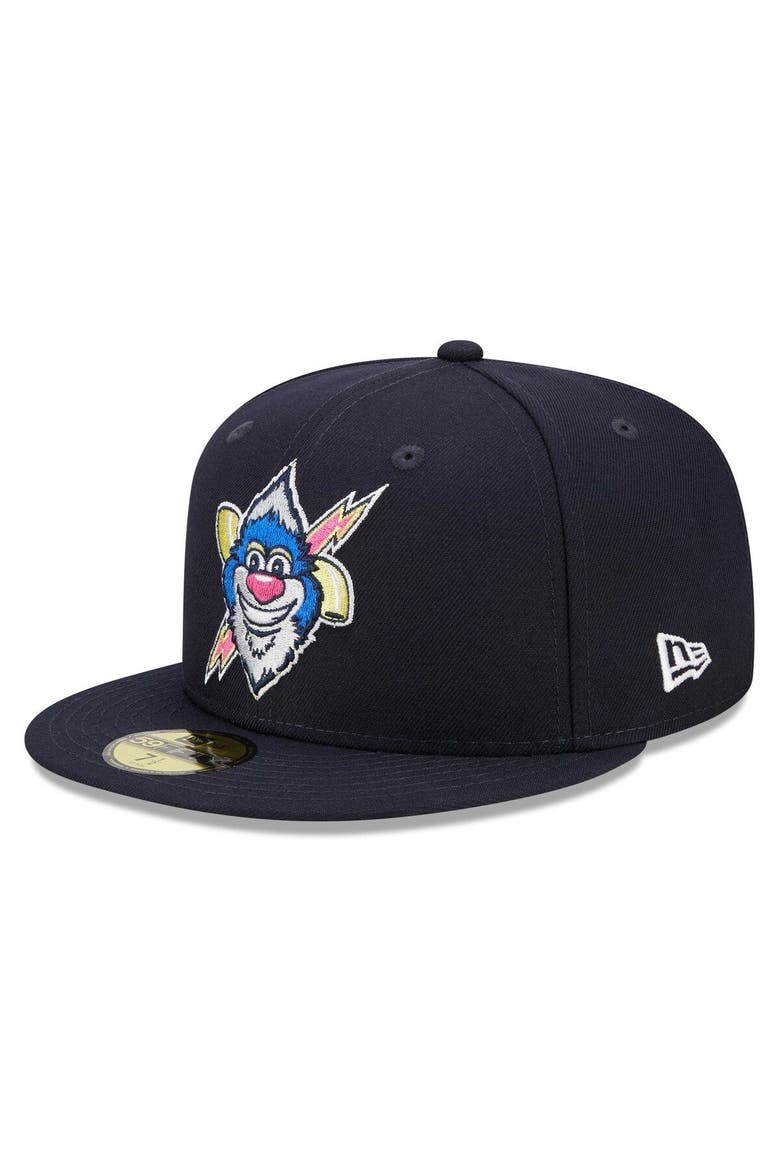 Men's New Era Navy Scranton Wilkes-Barre RailRiders Marvel x Minor League 59FIFTY Fitted Hat, Main, color, Navy