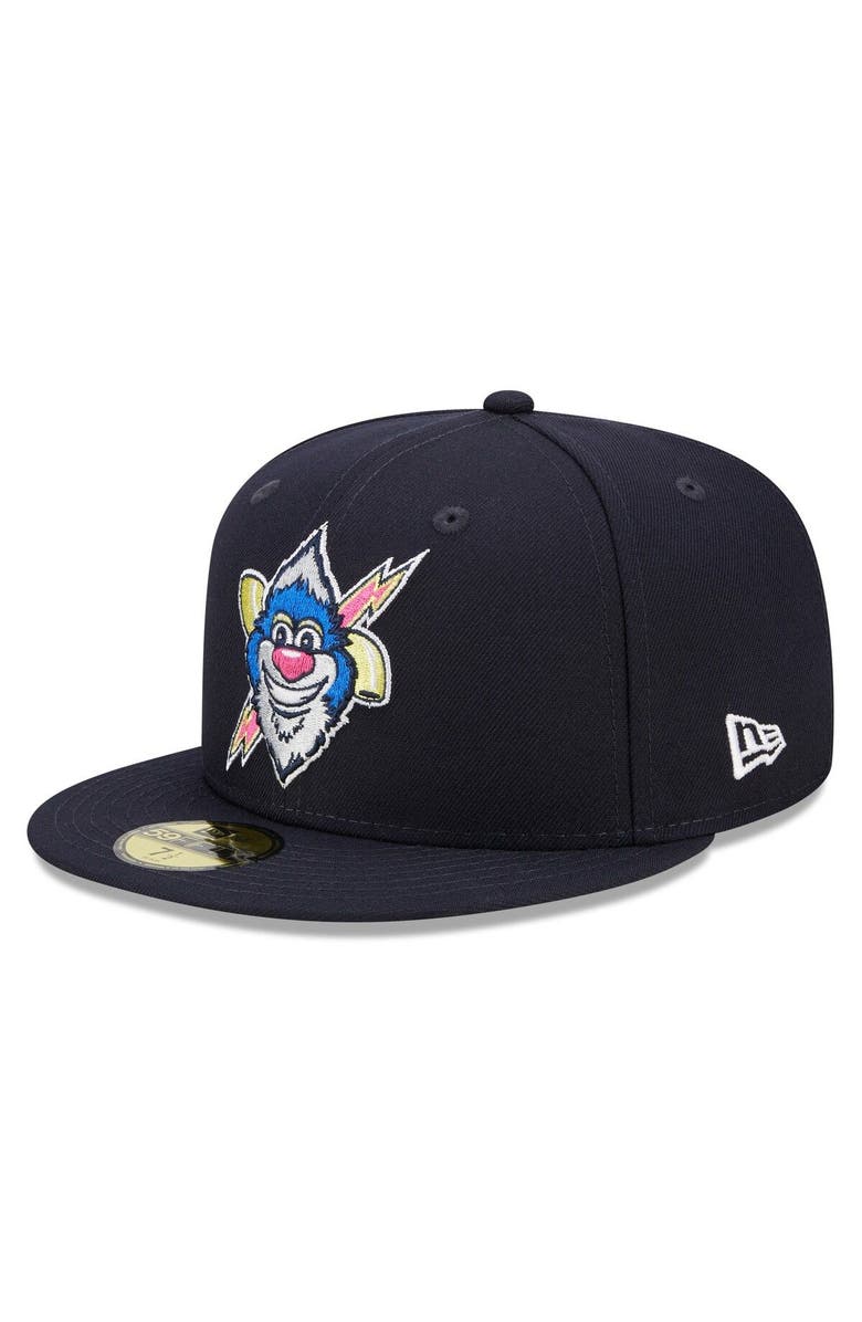 New Era Men's New Era Navy Scranton Wilkes-Barre RailRiders Marvel x Minor League 59FIFTY Fitted Hat, Main, color, 