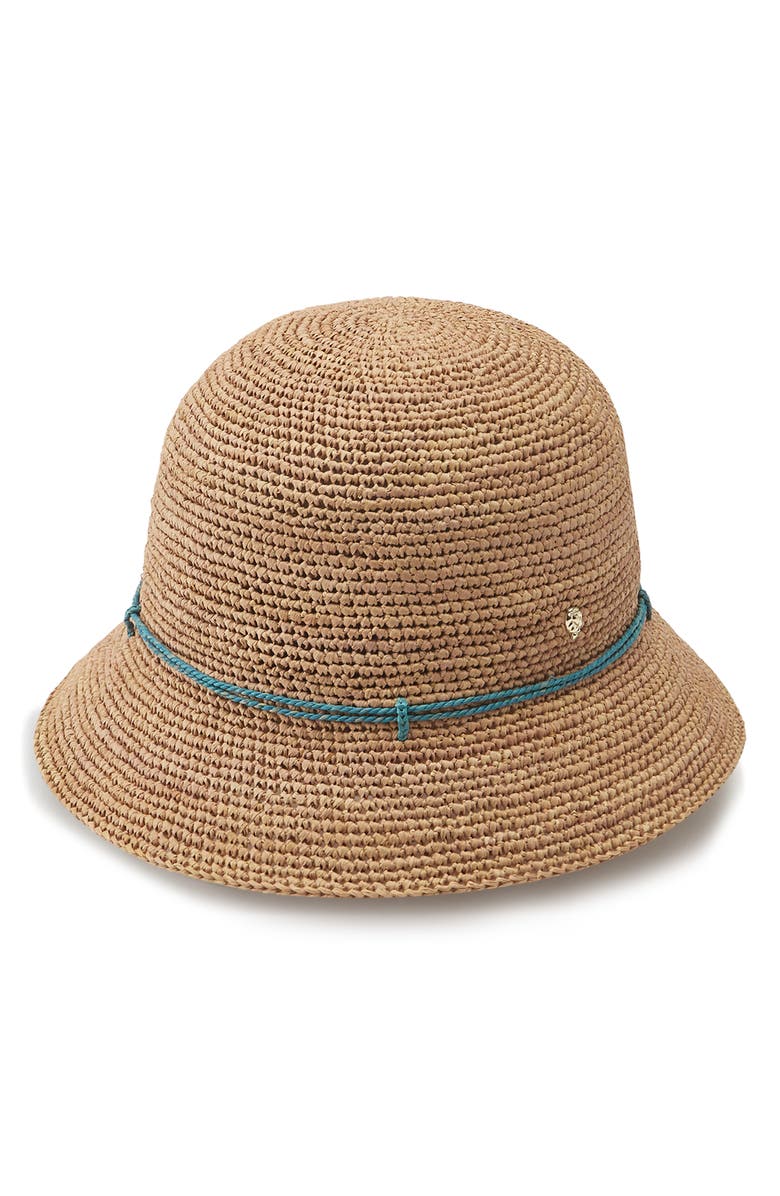 Helen Kaminski Rosie Packable Raffia Bucket Hat, Main, color, 