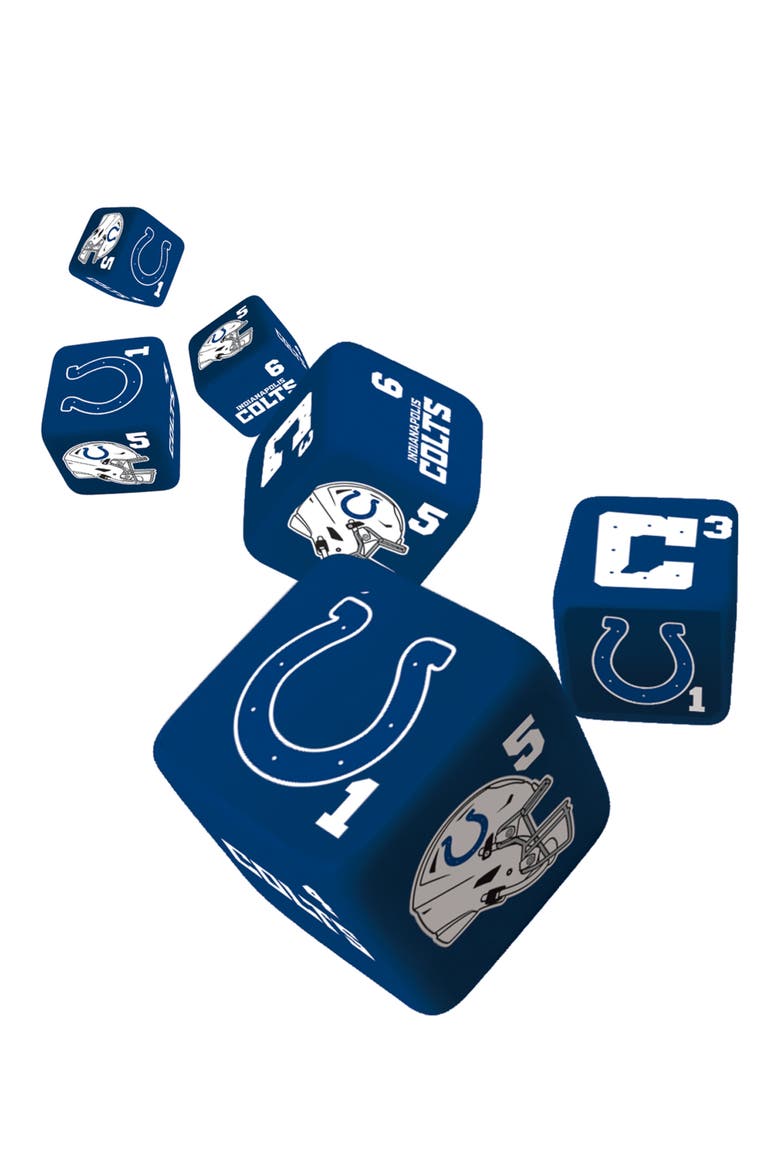 Indianapolis Colts Dice Set - 19mm, Alternate, color, Multicolor