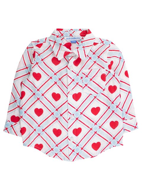 Cotton Gauze Long Sleeve Button Down Shirt