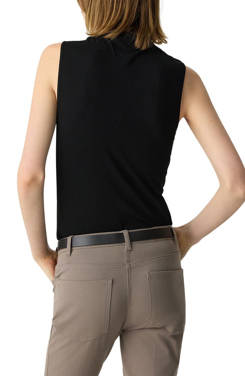 Theory Cowl Neck Shell, Alternate, color, Black