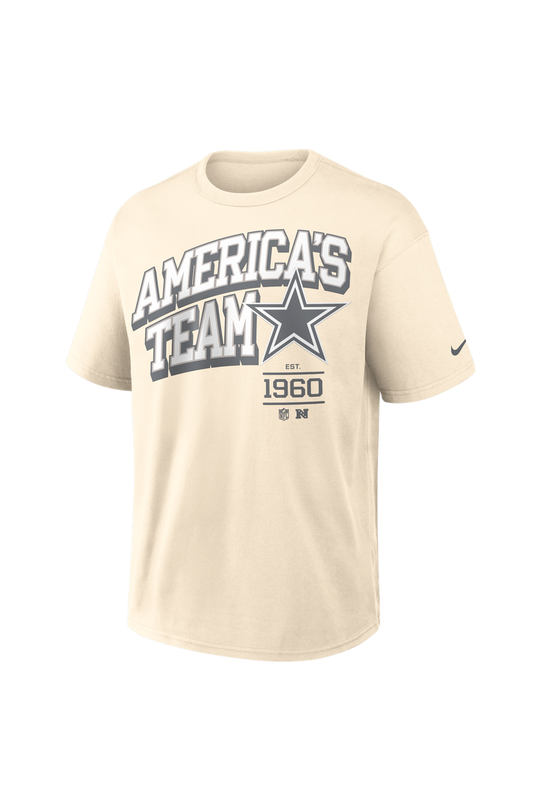 Men's Nike Natural Dallas Cowboys Vintage Mod Blown Away Max90 T-Shirt, Alternate, color, Natural