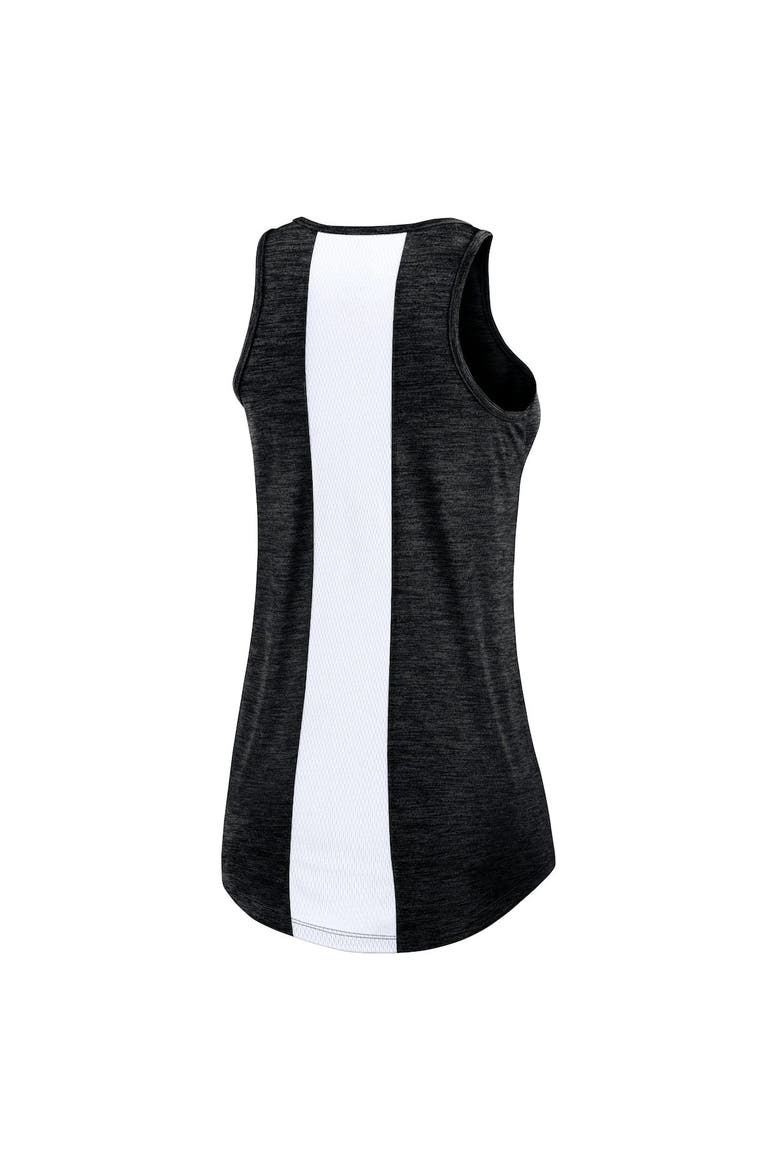 Women's Nike Black Chicago White Sox Dri-FIT Performance Right Mix High Neck Tank Top, Alternate, color, Black