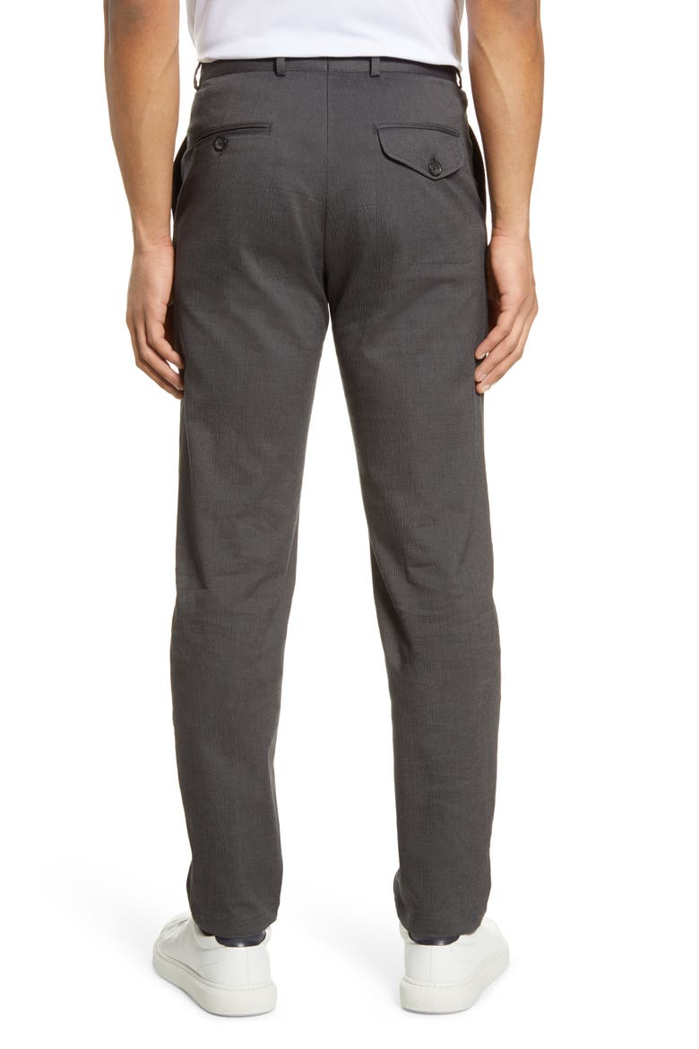 Herringbone Slim Pants, Alternate, color, CANNOCK CHARCOAL