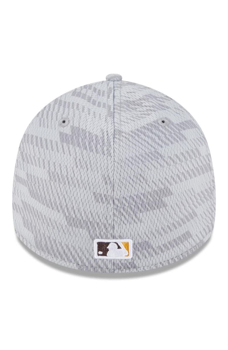New Era Men's New Era Gray San Diego Padres 2025 MLB Clubhouse 39THIRTY Flex Hat, Alternate, color, Gray