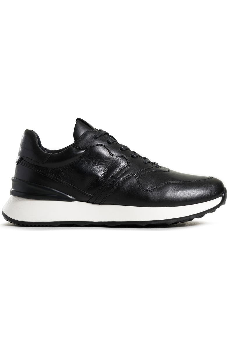 Velez Cooper 3 Leather Sneakers with Contrast Spoiler, Main, color, Black