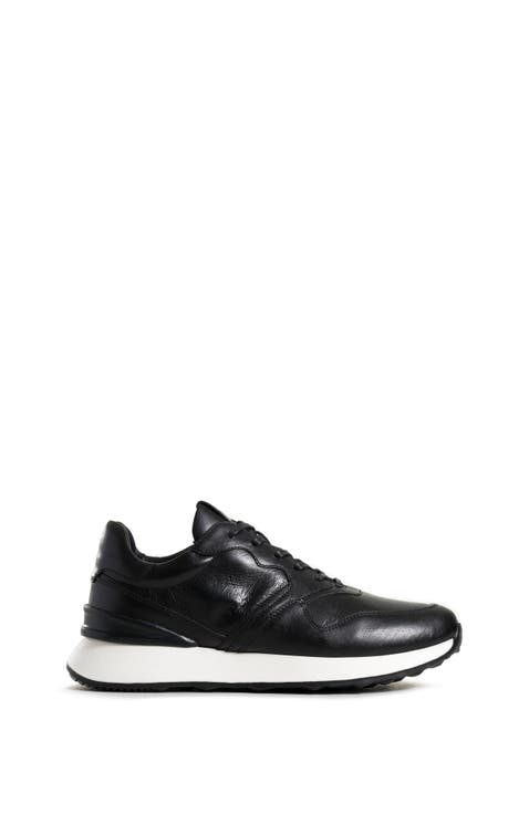Cooper 3 Leather Sneakers with Contrast Spoiler