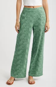DELUC Colosseum Cotton Eyelet Pants