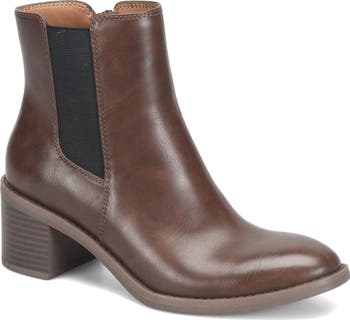 (取寄) レディース ヘイゼル EuroSoft women Hazel Luggage Microsuede EUROSOFT Hazel Side Zip Bootie (Women) | Nordstromrack