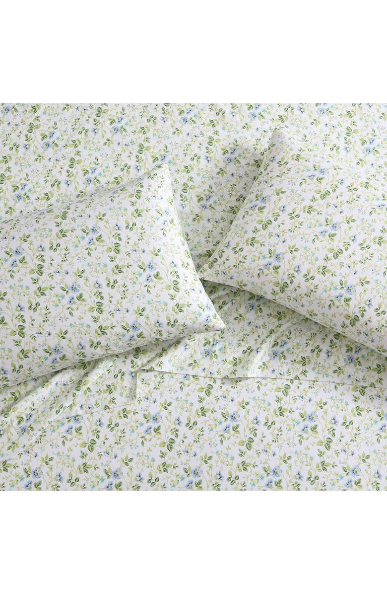 Laura Ashley Spring Bloom Cotton Sheet Set, Alternate, color,