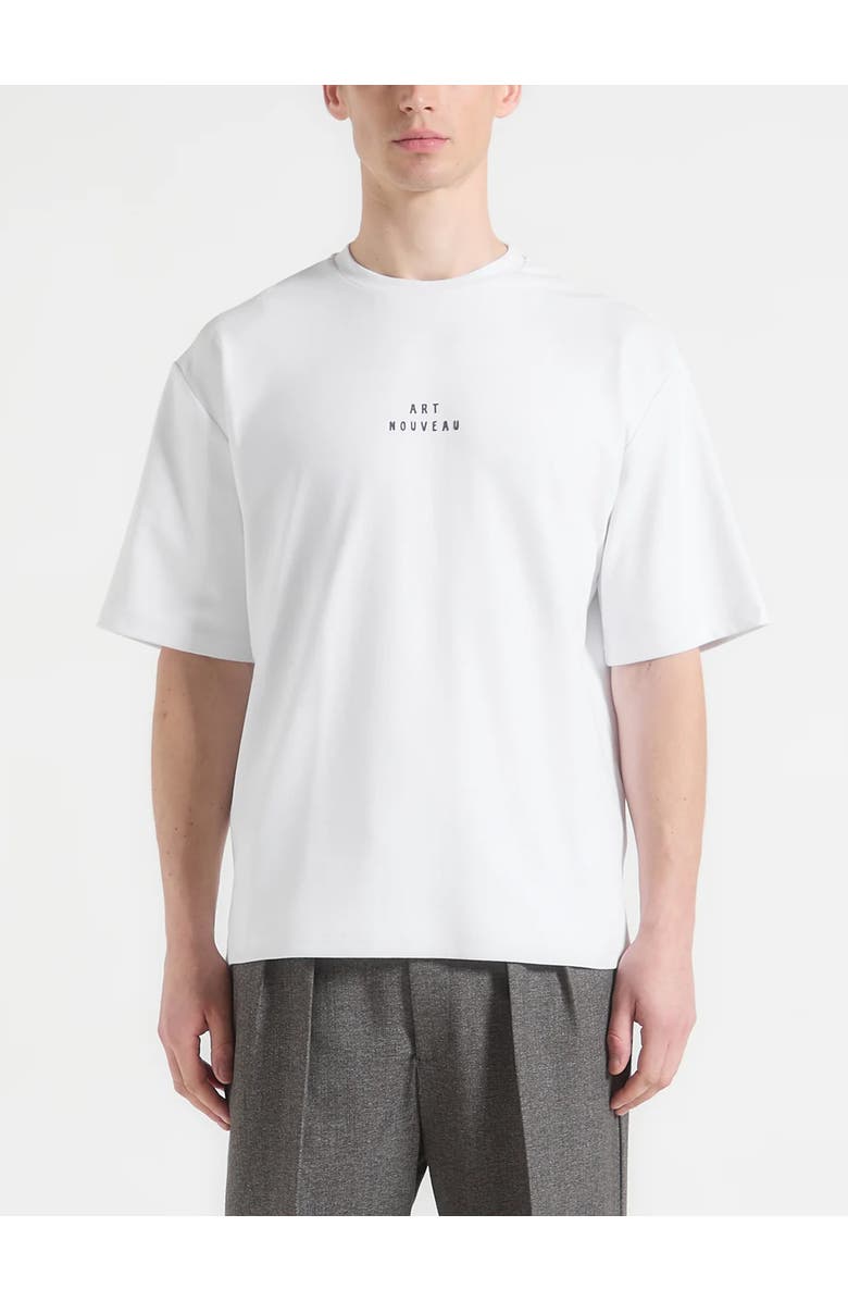 Manière De Voir Art Nouveau Cotton T-Shirt, Alternate, color, White