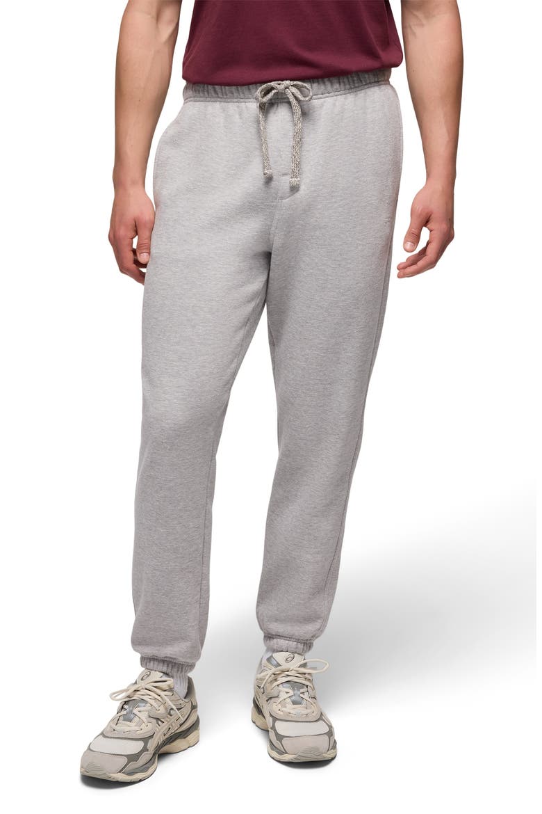 Fleece Sweatpants, Main, color, HEATHER GREY