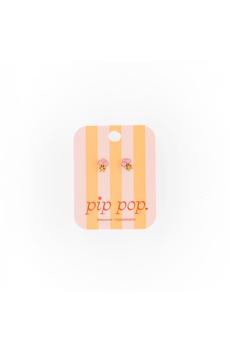 Pip Pop Balloon Stud Earring, Alternate, color, Pink