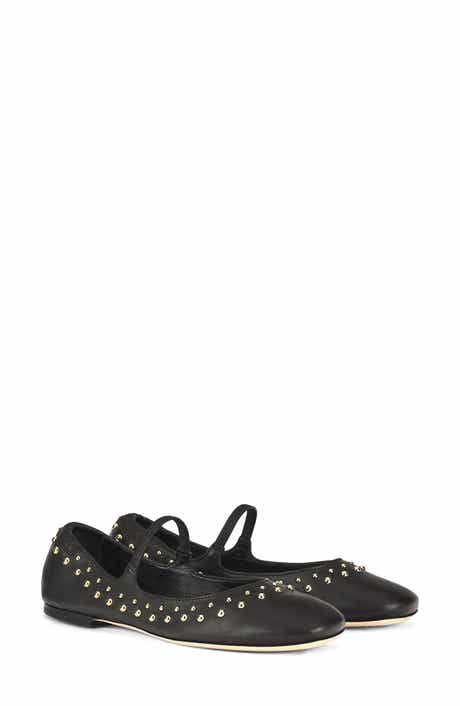 AGL Iris Studded Mary Jane Flat