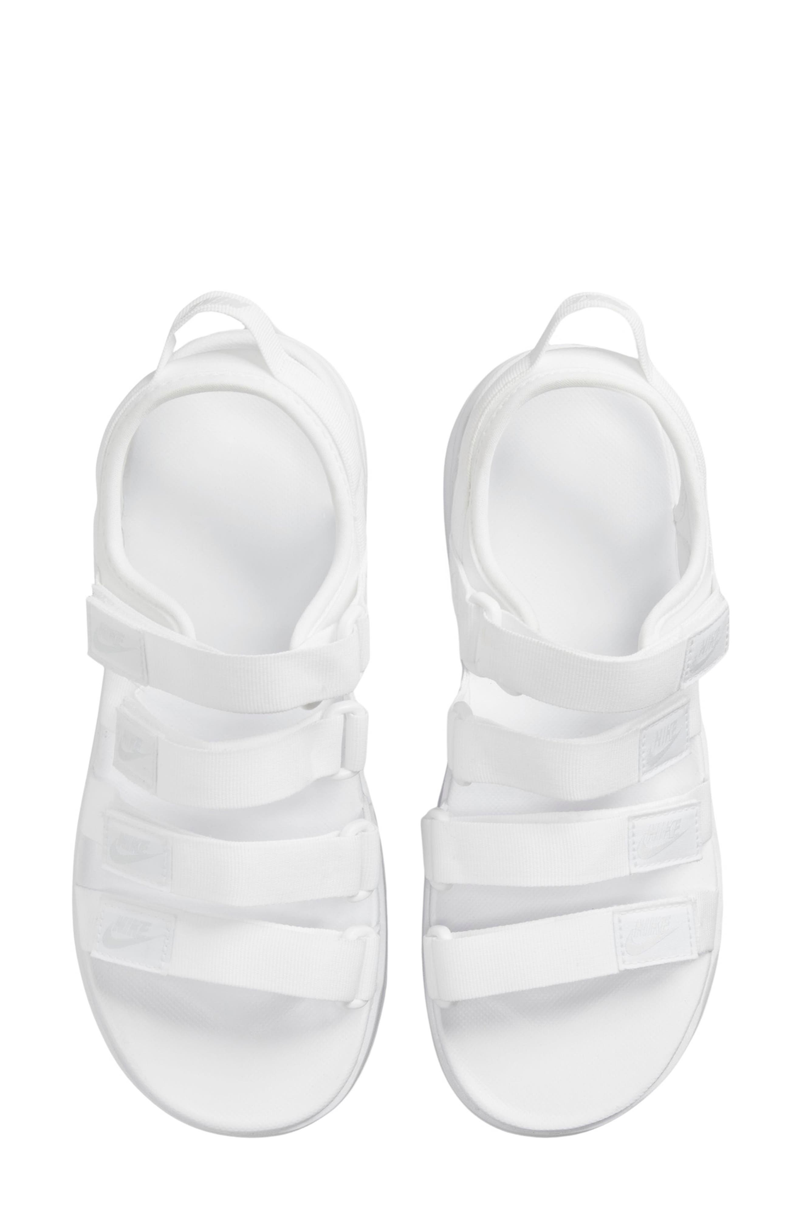 Icon Classic Platform Sandal, Alternate, color, WHITE/ PURE PLATINUM/ WHITE