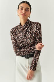 Exquise Ensley Printed Blouse