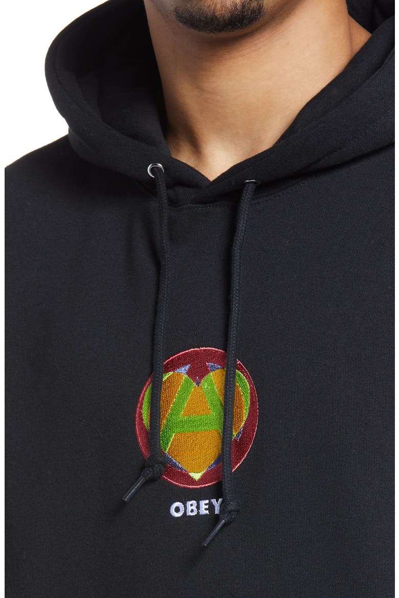 Anarchy Hoodie, Alternate, color, BLACK