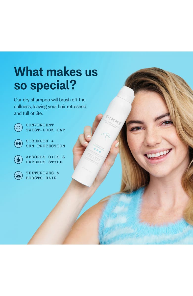 Gimme Beauty All Natural Dry Shampoo, Free of Sulfates, Aluminum Starch, & Parabens, Alternate, color, Purple