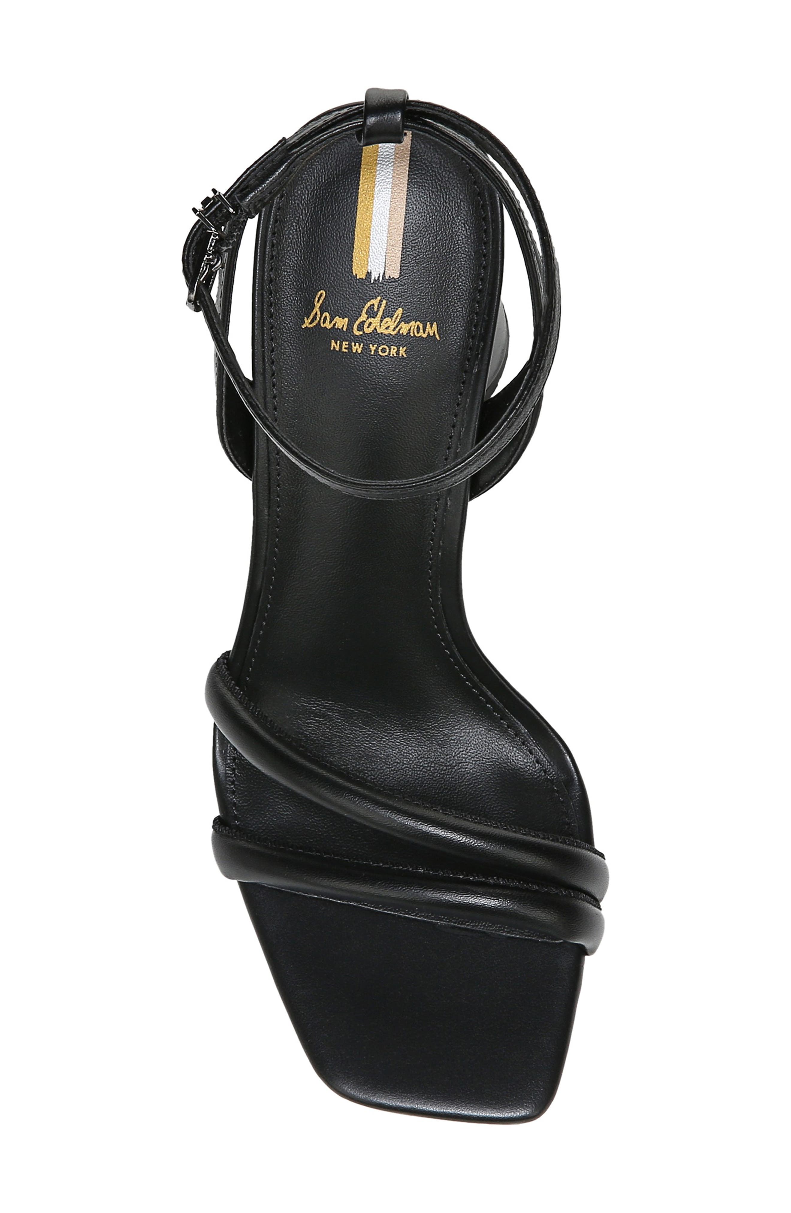 Sam Edelman Kia Strappy Sandal - Wide Width Available, Alternate, color, Black