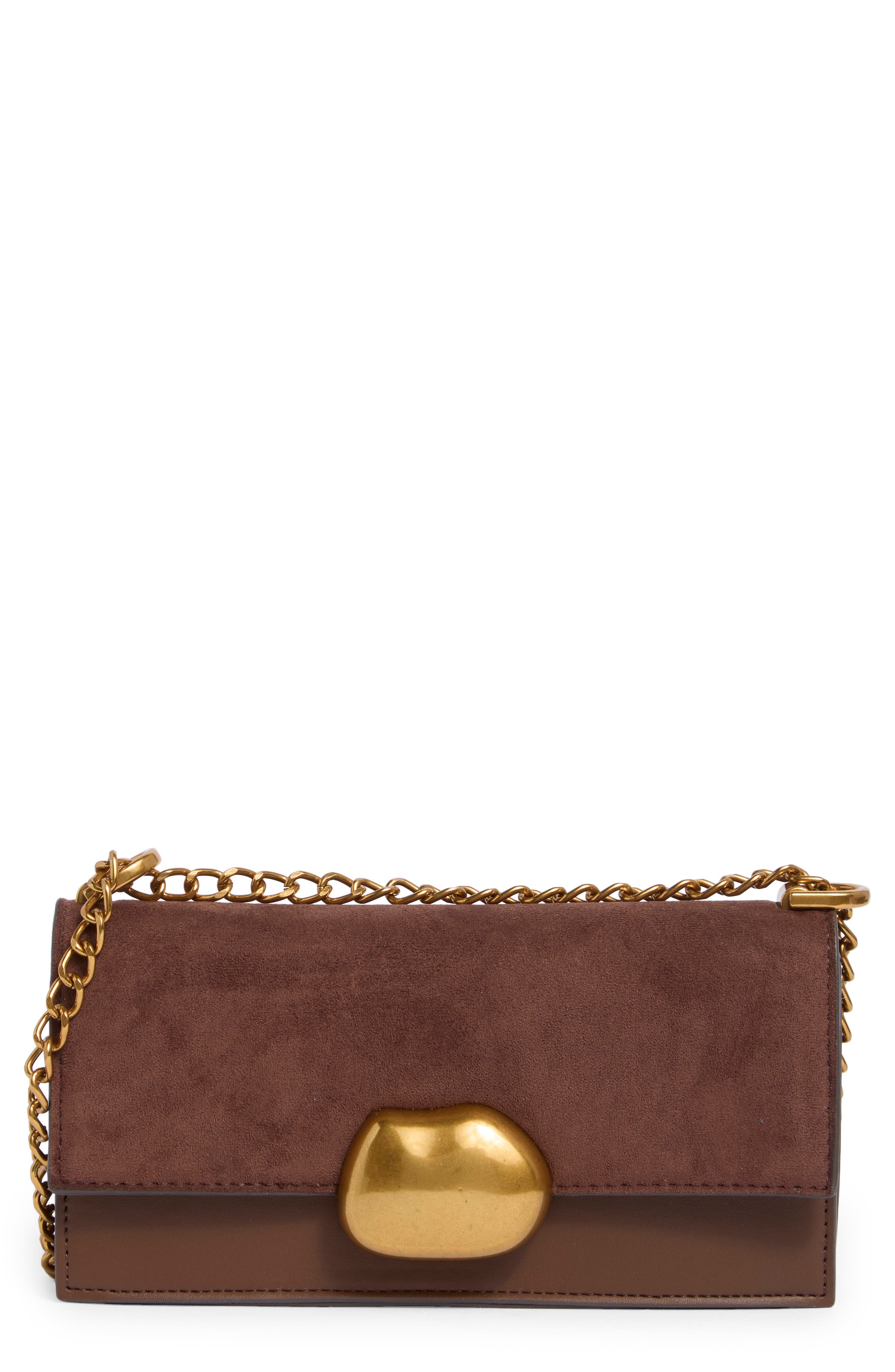 Bneeta Crossbody Bag, Main, color, BROWN