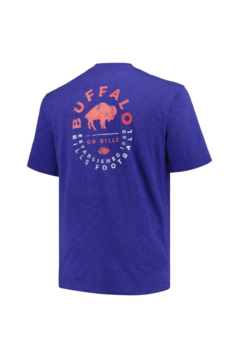 Men's Profile Royal Buffalo Bills Big & Tall Two-Hit Throwback T-Shirt, Alternate, color, Royal