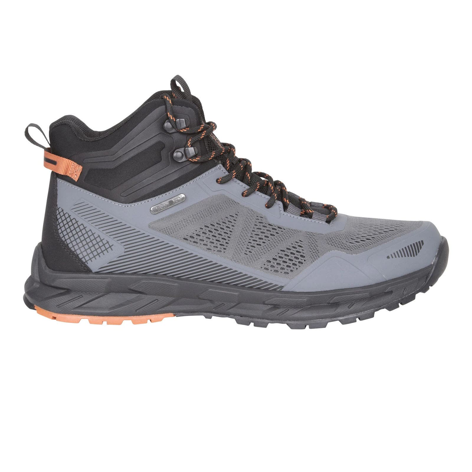 Crusade Leather Waterproof Walking Boots, Main, color, Black