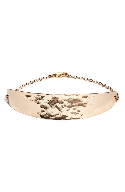 Nashelle Hammered Bracelet in Gold Fill at Nordstrom, Size 7