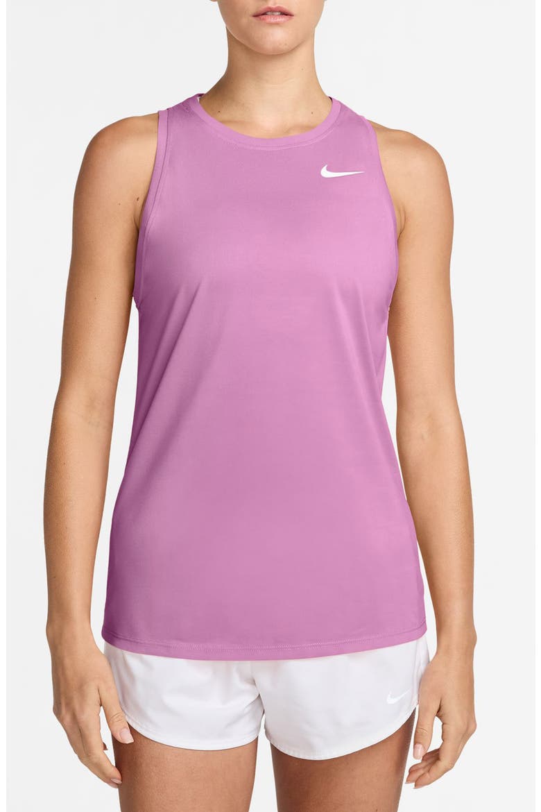 Dri-FIT Running Tank, Main, color, LIGHT MAGENTA/ WHITE