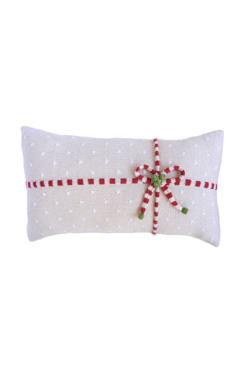 Gift Lumbar Pillow - Ecru