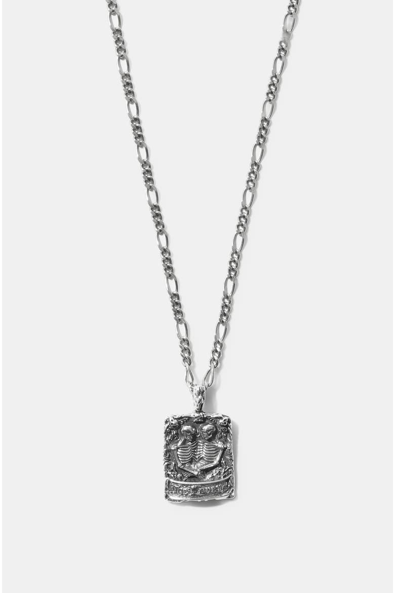 Amorata Lovers Sterling Silver Necklace, Alternate, color, Silver