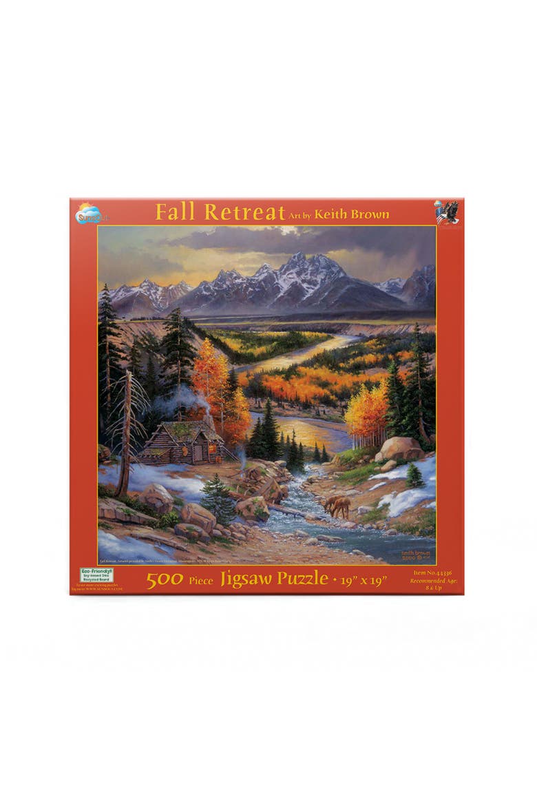 Fall Retreat 500 piece Jigsaw Puzzle for Adults, Alternate, color, Multicolor