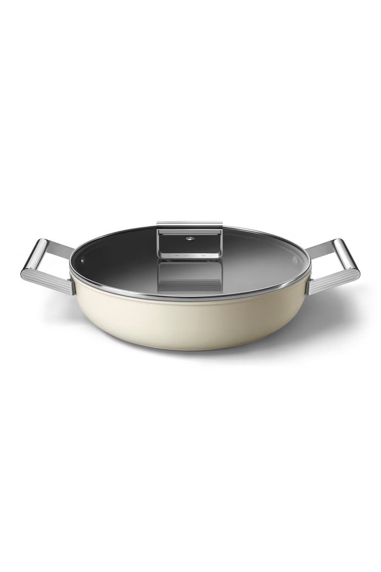 '50s Retro Style 11-Inch Pan, Alternate, color, MATTE CREAM