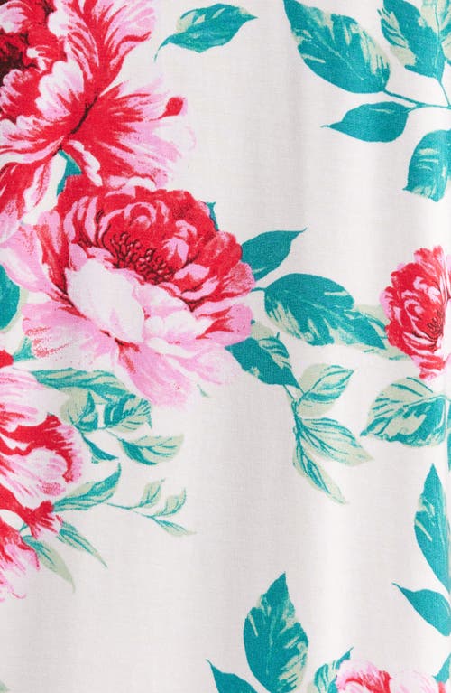 Nordstrom Moonlight Eco Knit Pajamas In Pink Peony In Bloom