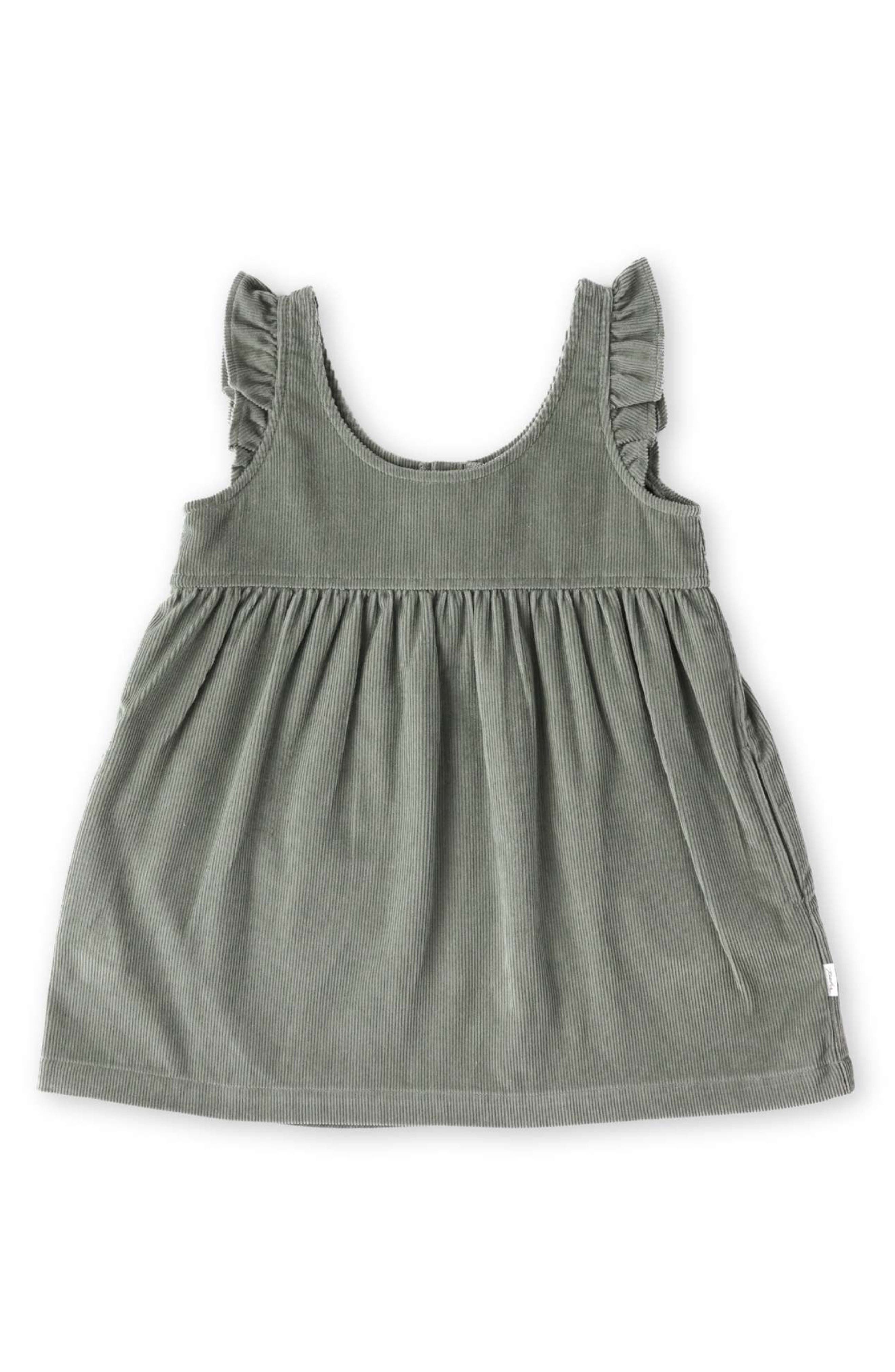 Pehr Organic Cotton Corduroy Pinafore Dress